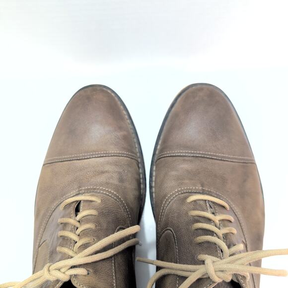 Joseph Abboud Derby Cap Toe Suede Leather Oxford Shoes Men's Size 10.5 - Picture 6 of 9